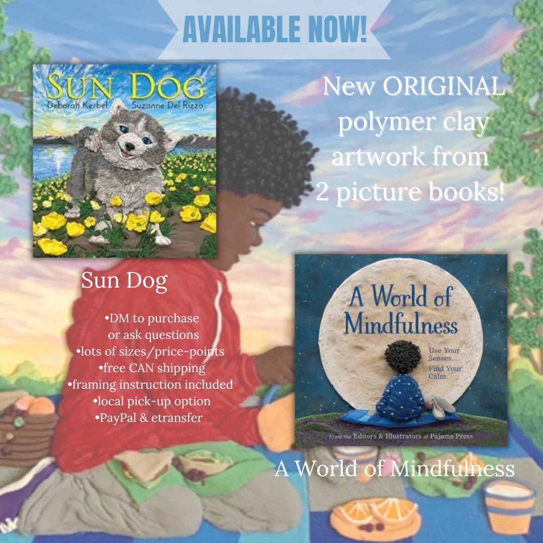 ✨Available now! ✨
Holiday shopping gift ideas for book-loving kids/teachers/friends? I got you!👇
Hop over to my IG stories ( suzannedelrizzoart )  to check out some new original polymer clay art I’m making available. I’ll post them to my ‘PB art sale’ highlight  as well.✨💗