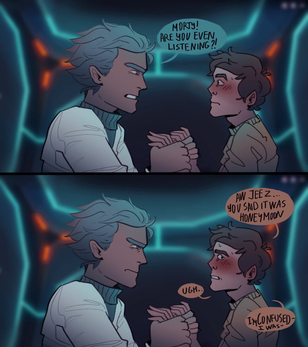 IamBackWhy's tweet image. honeymoon🥰
#rickorty #c137cest