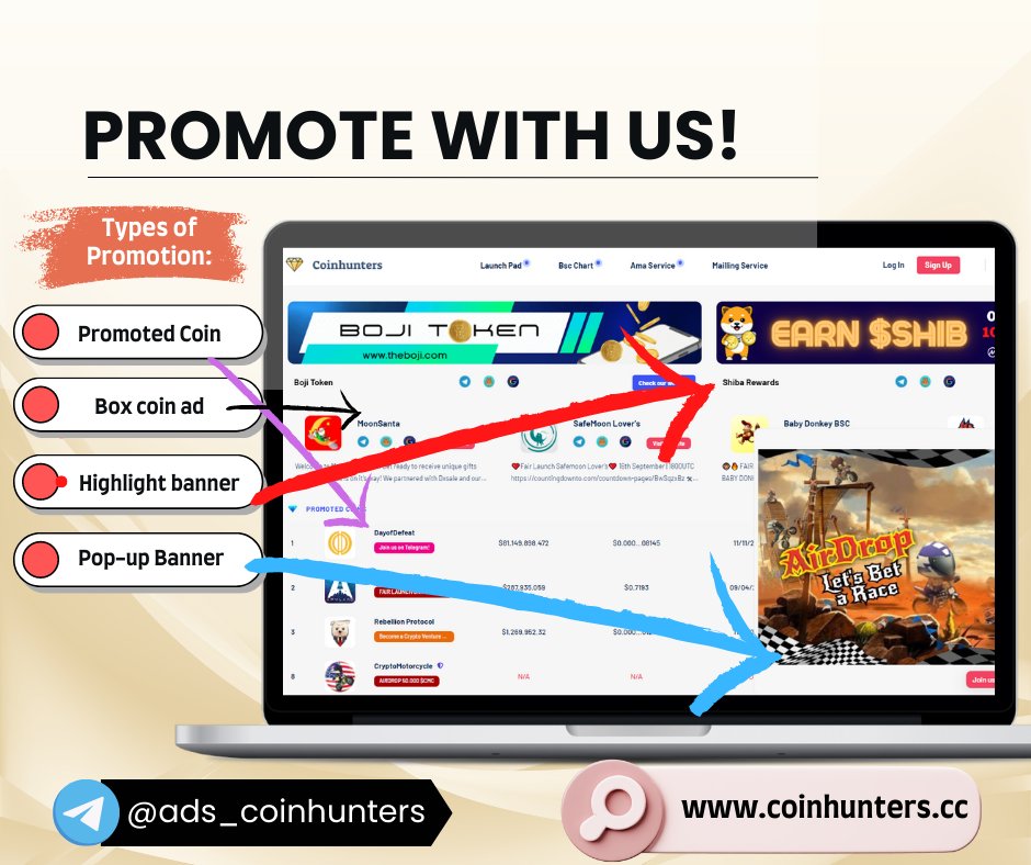CoinstarterF's tweet photo. @InversionToken Hi! Expand your project exposure to voting platforms like https://t.co/7vZMs27Z04 . You can advertise your project at affordable rates based on your budget.
Telegram Support: https://t.co/rEZlXcmNcq https://t.co/PBUq2OGTzR