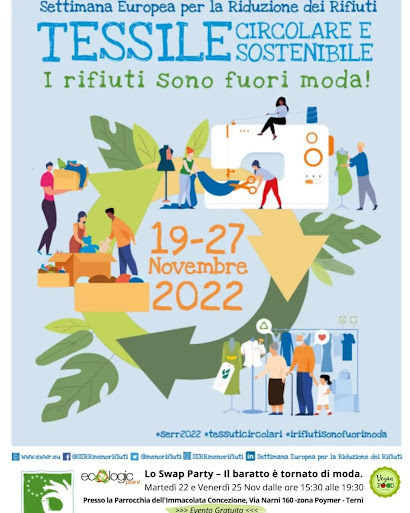Cru_Rz's tweet photo. #RifiutiZeroUmbria Ecologicpoint - Serr22: i rifiuti sono fuori moda! https://t.co/pF8ByPBWzp, #Ambiente, #Ecologicpoint, #FastFashion, #Moda, #Rifiuti, #RifiutiTessili, #Serr, #Serr2022, #SettimanaEuropeaRiduzioneRifiuti, #Swapparty, #Terni https://t.co/sQrdZJexvX
