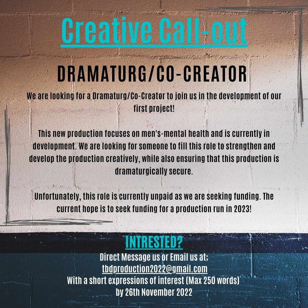 HelenMallett7's tweet photo. This is an exciting new opportunity , please feel free to drop me a message with any questions! This will primarily be a work from home job! #newtheatre #writingjob #Fringe #mensmentalhealth #creativecallout https://t.co/4p7ZTx87CJ