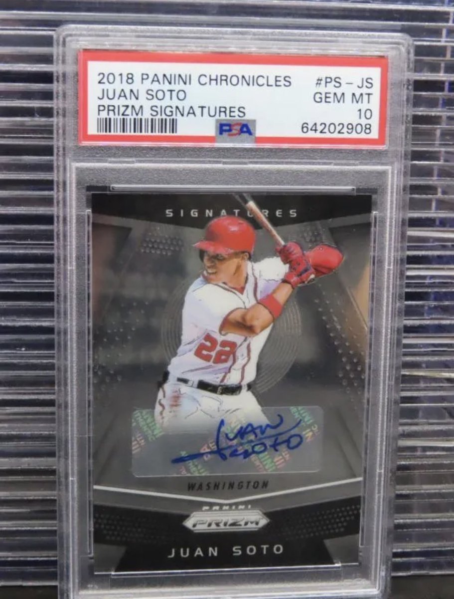 Have some really nice Soto gem rookies (3D, Rainbow Foil, Futute Stars Auto /99, Prizm Auto) at auction.

Check em here 👉 ebay.com/dsc/m.html?LH_…

🙏RTs Appreciated🙏