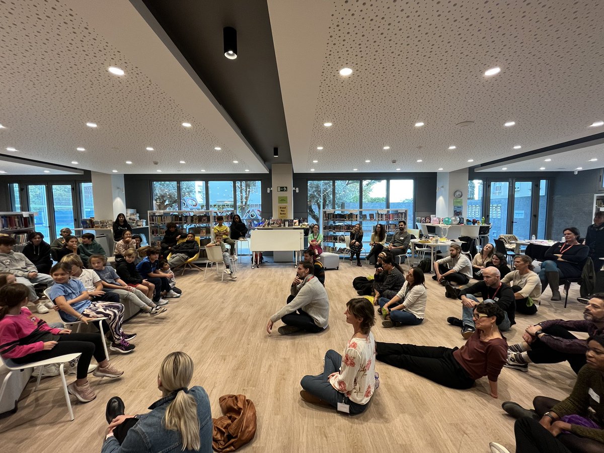 JillZappia's tweet photo. Just finished PBL training with @hthgse at #BFISBarcelona with educators from across Spain. So grateful for the movement, choice, and inclusion of students in this learning experience. I’ll definitely use the empathy listening routine &amp; tableau activity. https://t.co/qx0oWHwtVE