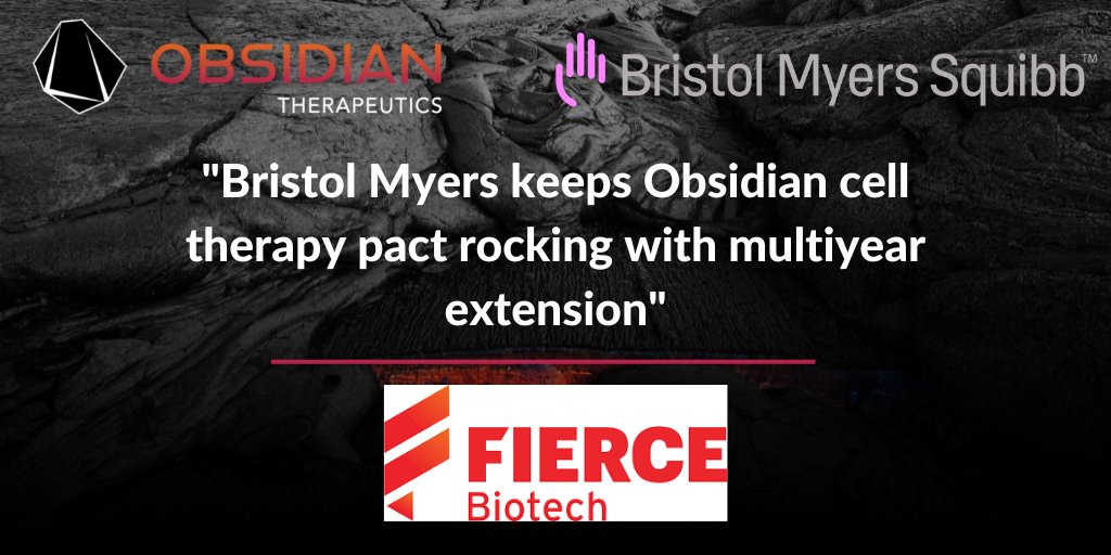 .@FierceBiotech covered our partnership extension with @bmsnews. The collaboration extension provides the exclusive option for BMS to in-license rights for #celltherapy candidates utilizing our #cytoDRiVE technology to control the expression of CD40L. bit.ly/3DQrqT2