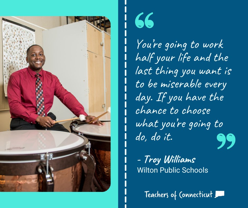 As band director, Troy Williams directs the marching band, two jazz bands, three ensembles &amp; created two new courses. He not only loves sharing his passion for music, he loves teaching students to turn a passion into a profession. 
bit.ly/3sTrpaQ