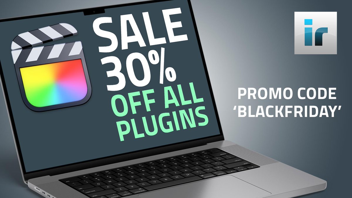 Our sales don't happen that often, but when they do, we go big. Get 30% off all our plugins for #FinalCutPro now!

idustrialrevolution.com

#fcpx #apple #video #videoediting #vlog #vlogging #film #filmmaking #youtuber #Creator <a href="/fxfactory/">FxFactory</a>