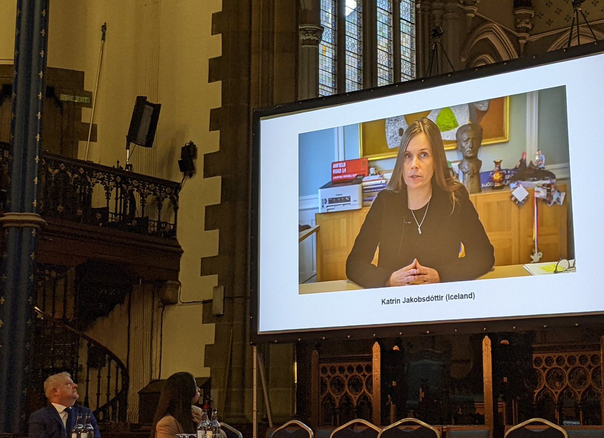 Prime Minister of #Iceland <a href="/katrinjak/">Katrín Jakobsdóttir</a> calls for a different leadership approach to enable a #WellbeingEconomy