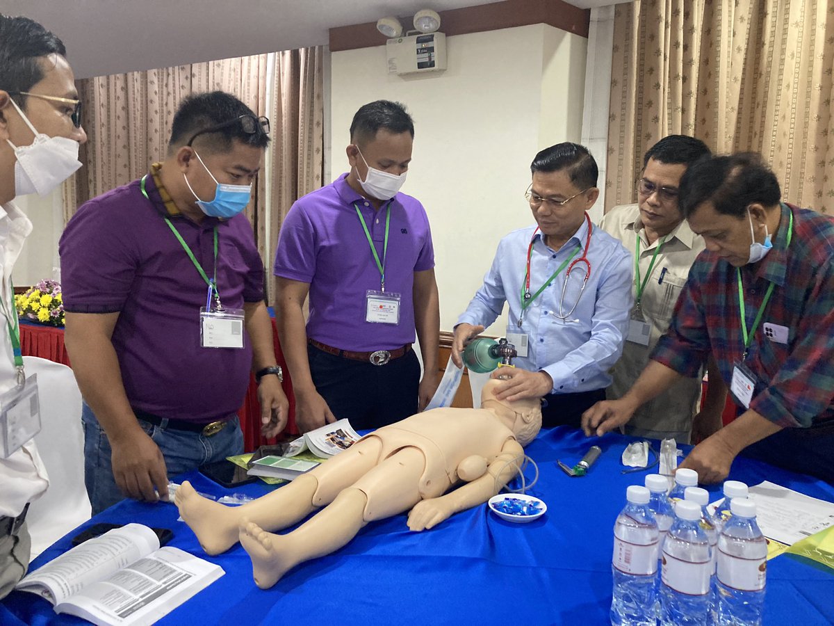Linden Baxter (@linnybaxter) on Twitter photo Wonderful to see a cohort of amazing new Cambodian 🇰🇭 faculty for Safer Anaesthesia From Education (SAFE) courses honing their teaching skills on the Train the Trainers course after Cambodia’s first ever SAFE paediatrics course. <a href="/lowri_bowen/">Lowri Bowen</a> <a href="/SAFE_courses/">Safer Anaesthesia from Education (SAFE)</a> <a href="/wfsaorg/">WFSA</a> <a href="/Assoc_Anaes/">Association of Anaesthetists</a> Wonderful to see a cohort of amazing new Cambodian 🇰🇭 faculty for Safer Anaesthesia From Education (SAFE) courses honing their teaching skills on the Train the Trainers course after Cambodia’s first ever SAFE paediatrics course. <a href="/lowri_bowen/">Lowri Bowen</a> <a href="/SAFE_courses/">Safer Anaesthesia from Education (SAFE)</a> <a href="/wfsaorg/">WFSA</a> <a href="/Assoc_Anaes/">Association of Anaesthetists</a>