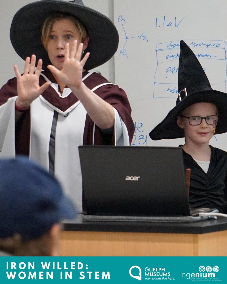 guelphmuseums's tweet photo. Let's introduce Dr. Joanne O'Meara from Iron Willed: Women in STEM! ⚛️ With a strong passion for teaching &amp; community outreach, O’Meara is currently focused in STEM education. She is the co-founder of  @RoyalCitySci and leads our STEM program at the Civic: https://t.co/6BTuihcqVQ https://t.co/JHB05IhEBO