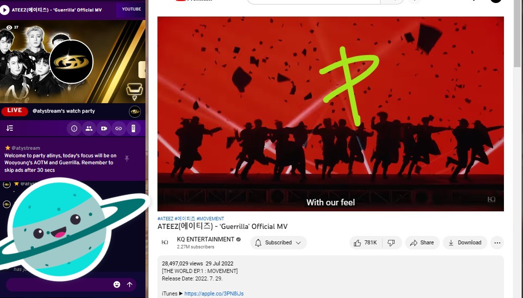 premii00's tweet photo. π΄ββ οΈ
π’π’π’
11/22 - Scener check in
#GuerrillaZ
#ATEEZ #GUERRILLA #MAMAVOTE
#BREAK_THE_WALL #BREAK_MAMA_WALL https://t.co/YjZ1RYXnJ2