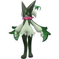 ニャオハ「【激シコポケモンランキング】3位マスカーニャ ニャオハ進化系。新参者ながらドロン」|だいず：紫グラのイラスト