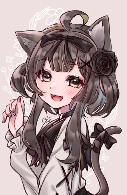 最近フォローしてくださった方向け。ことりちゃんだけじゃなくデジ絵も描くんだよーっていう 