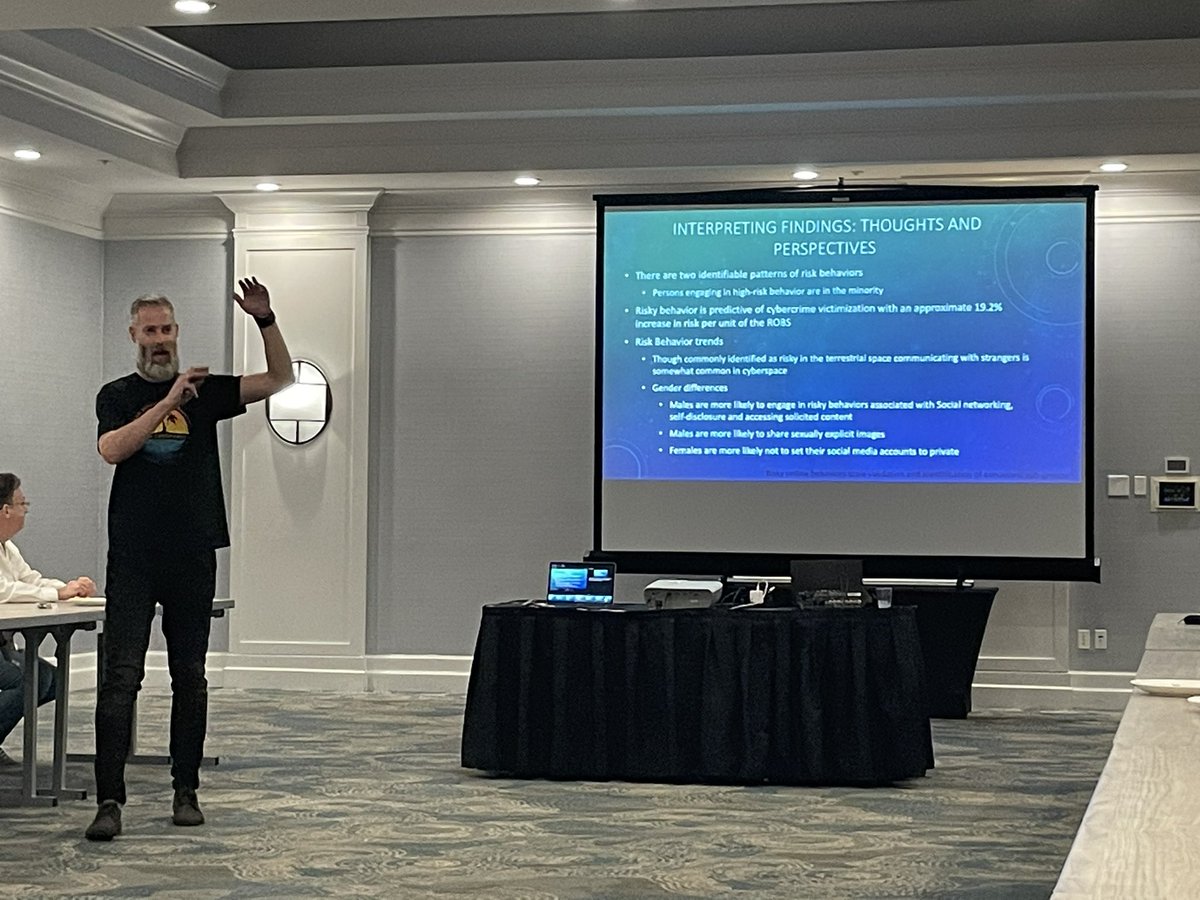 Back by popular demand, Dr. Rutger Leukfeldt will present on evidence based risk behavior interpretations.