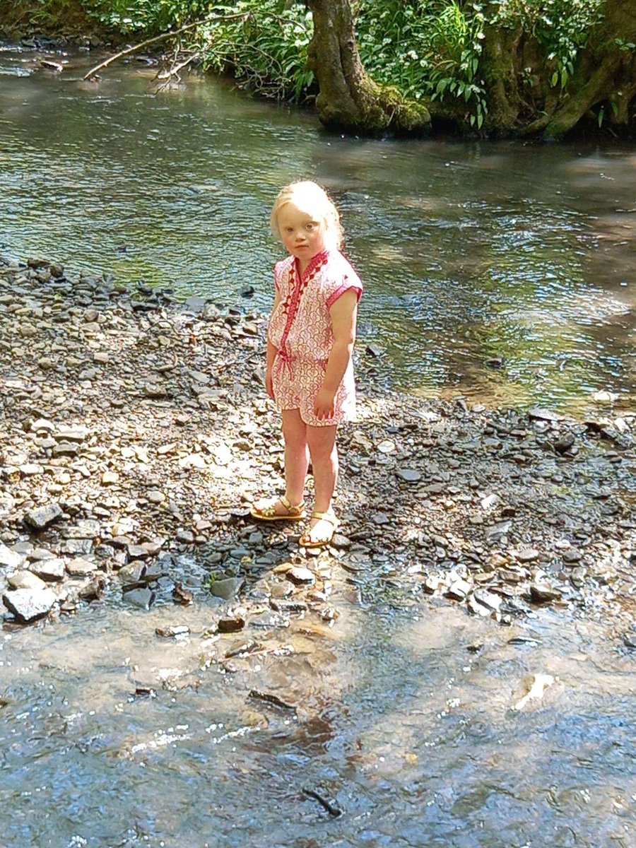 Wouldntchangea1's tweet photo. ‘I love going for walks in the Wyre Forest with my family and paddling in the stream and jumping in puddles!’
Lauren, aged 7
#TuesdayTwitterTakeover #DownSyndrome #WouldntChangeAThing https://t.co/VTSZP630vA