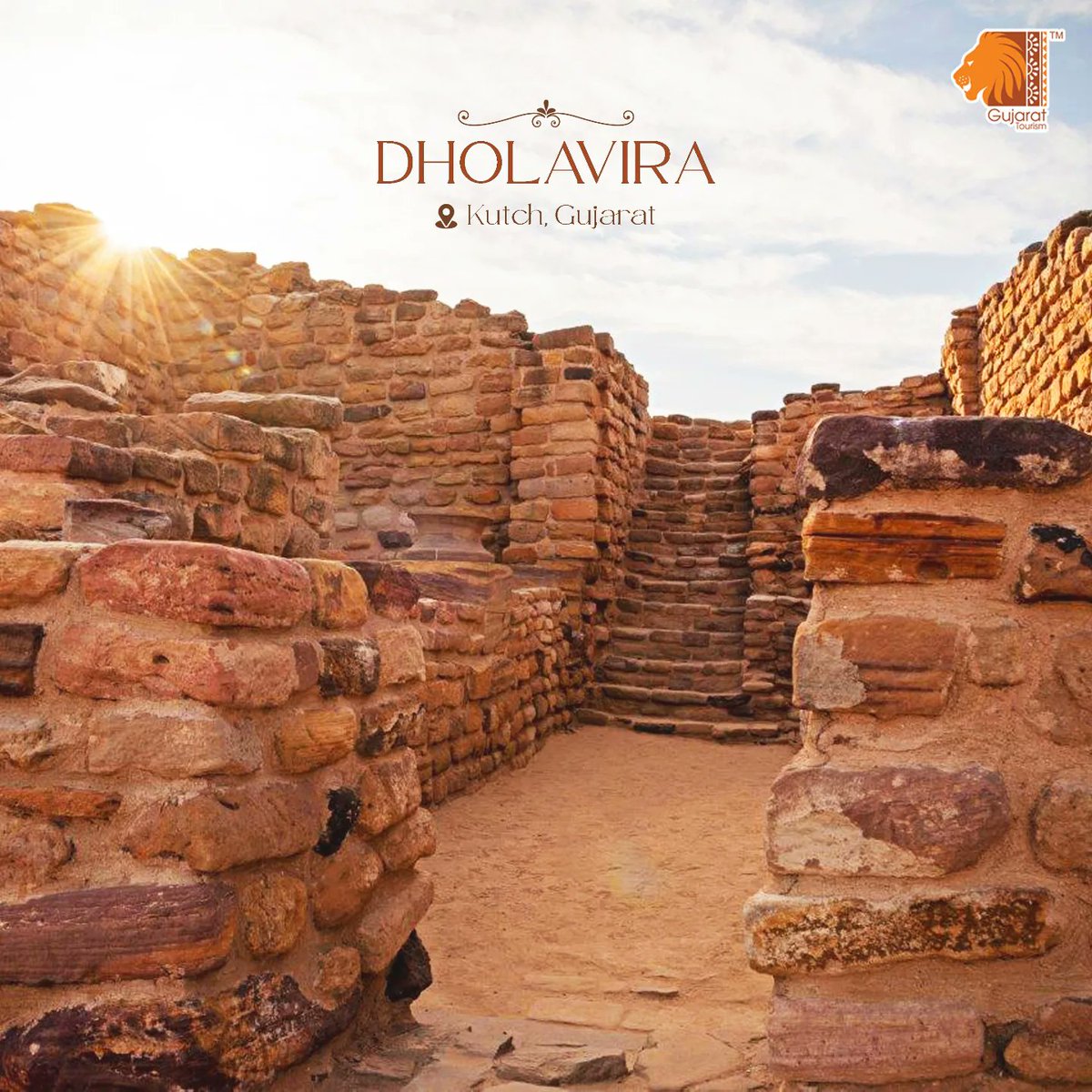 GujaratTourism's tweet photo. In July 2021, Dholavira became the 40th #UNESCO World Heritage site in India. Thanks to the addition of Dholavira in the list, #Gujarat now holds the distinction of having four #WorldHeritage Sites.

READ MORE: https://t.co/ZKLP3weyha

#gujarattourism 

@hareets
@AlokPandey_IAS https://t.co/LVXv3RpeKN