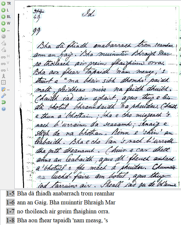DualchasCeilte's tweet photo. Working in @Transkribus on the transcript of a #Gaelic story about two deer collected by Lady Evelyn Stewart, a pioneering fieldworker, in 1891. #MyTranskribusStory https://t.co/MQhkZ9nymK