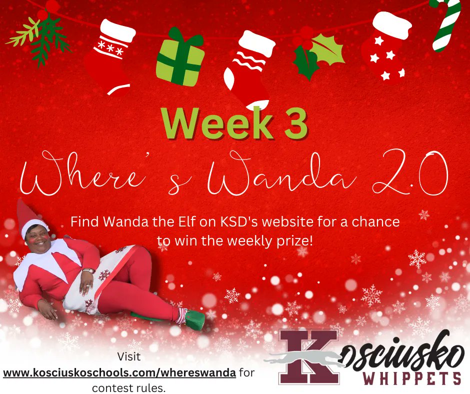 KosySchools's tweet photo. We are in WEEK 3 of "Where's Wanda?" contest! Our Week 2 winner will be announced next week with the Week 3 winner! #HappyFinding
https://t.co/8VozsgLVMg https://t.co/Q9qa44py6S