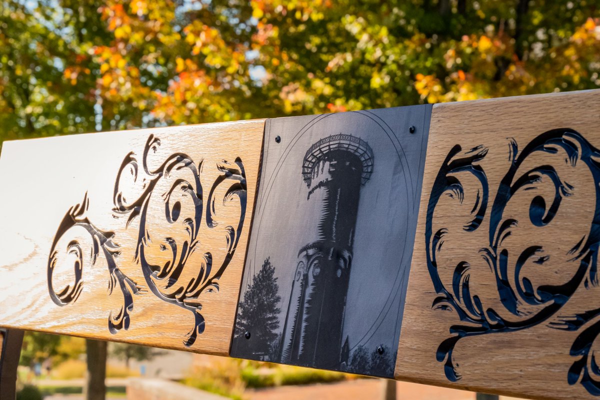 LindenwoodU's tweet photo. This #TriviaTuesday it's time to figure out where on campus you can find this beautifully designed bench! Let us know where you think it is.
#LindenwoodUniversity #NameThatSpot #LULionLife #campus https://t.co/LkEq1ZAn4A