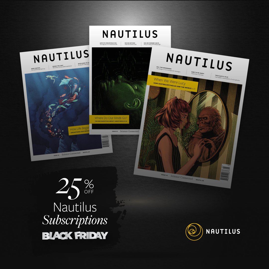 OceanNautilus's tweet photo. Avoid the Black Friday crowds, and curl up with a fresh copy of Nautilus. Subscribe now and get 25% off.

Click here to learn more. https://t.co/olBNg80GzK https://t.co/pGotHvAvOJ