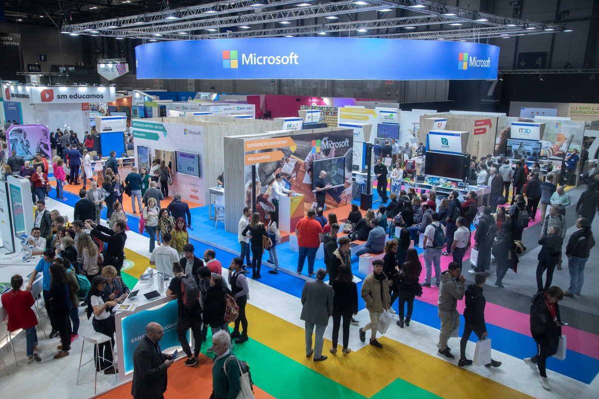 IFEMA's tweet photo. Inauguramos @simoedu_ con @Pilar_Alegria, Ministra de Educación y Formación Profesional. 📚

Este salón reúne las marcas líderes en tecnología y contenidos digitales para la enseñanza.

📆 Hasta el 24 de noviembre en IFEMA MADRID. https://t.co/SRUKGTZ2qV