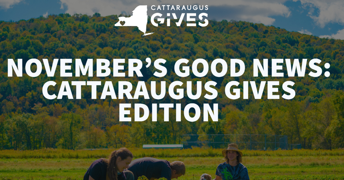 CattFoundation's tweet photo. 1 week to Cattaraugus Gives! Your Cattaraugus Gives guide! This month's Good News newsletter is all about giving you everything you need to know for Cattaraugus Gives on Tuesday, Nov. 29!😃 - https://t.co/ZiHl5Mda8G https://t.co/VHY6h4MUC0