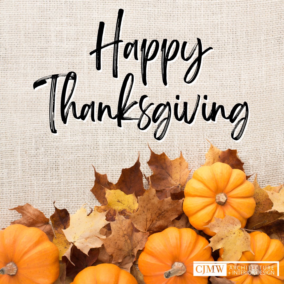 To our customers, partners, and employees: We are so grateful for all of you! Happy Thanksgiving from CJMW!