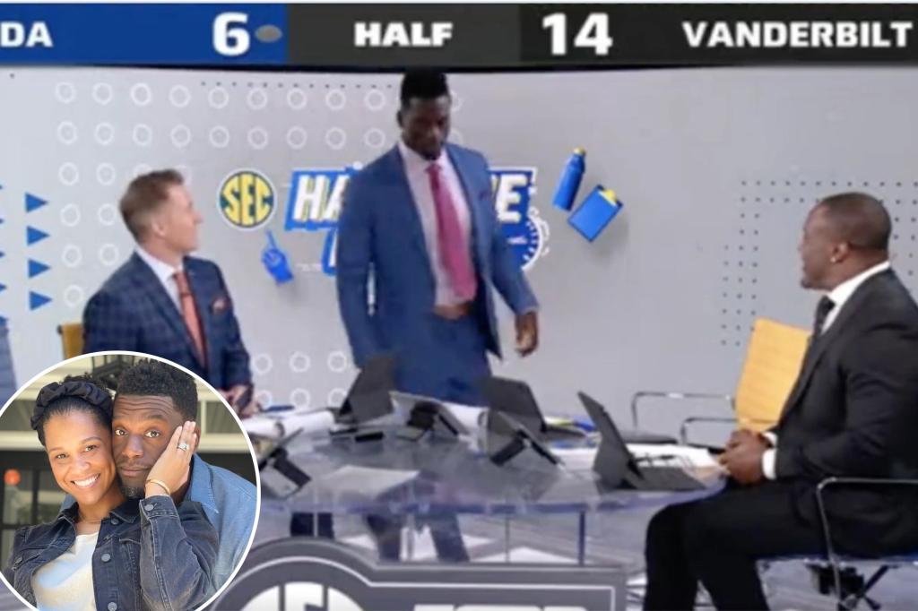 New York Post on Twitter "ESPN's Ben Watson walks off set of show