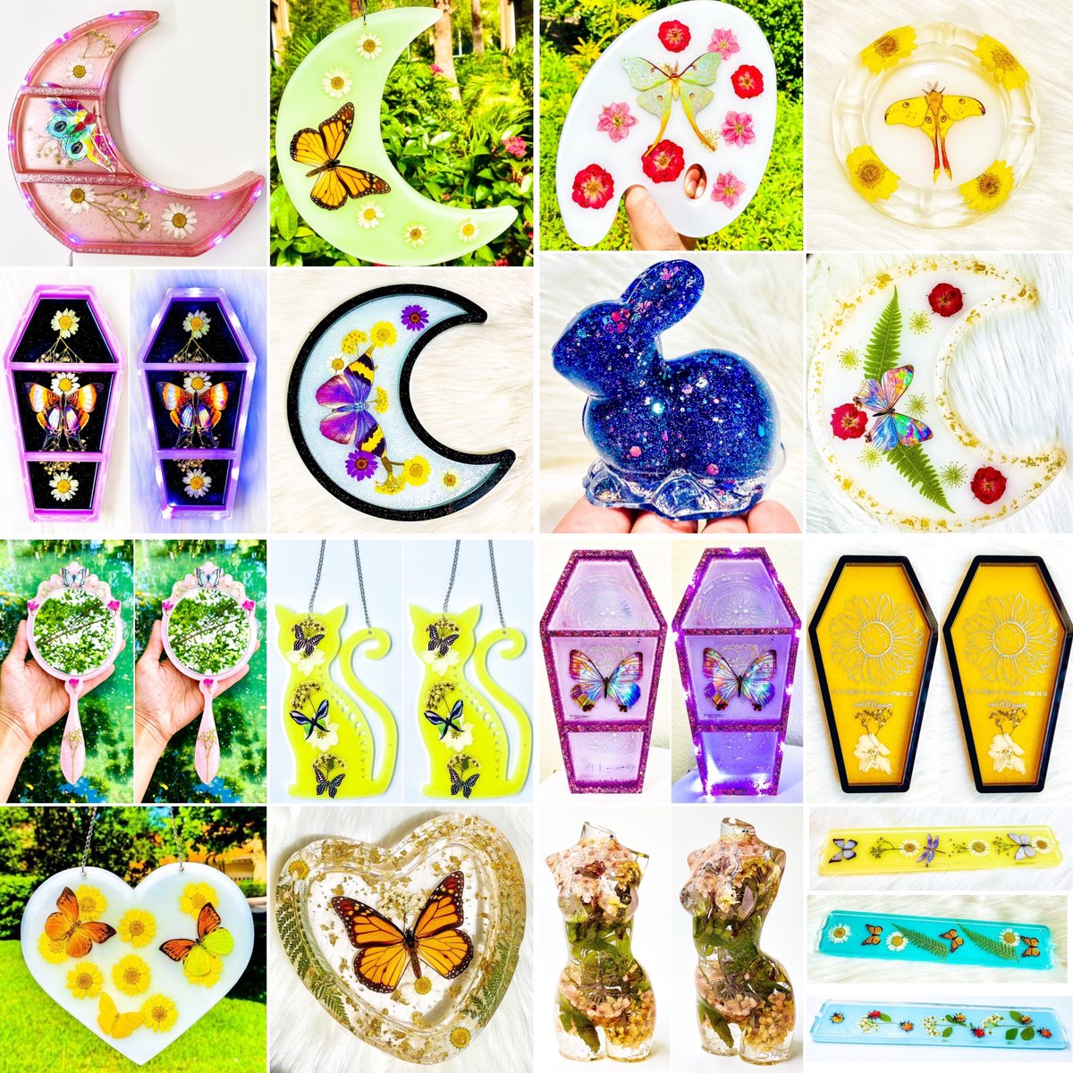 🌸🦋Black Friday Sale🦋🌸
Hey Lovelies! Black Friday Deals Available 11/22 - 11/25. My entire shop is 40% off, no code needed! The Holidays are coming out and its a perfect time to find one of a kind presents! Trays, Wall Art, Pendants, Incense Holders, Ashtrays,etc..✨