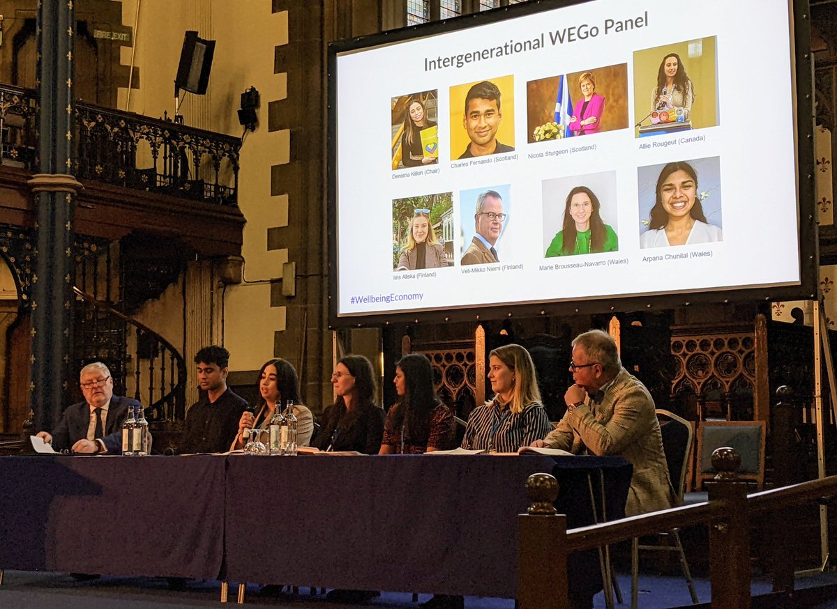 Super to see an intergenerational international panel at today's #WellbeingEconomy conference weall.org/wego