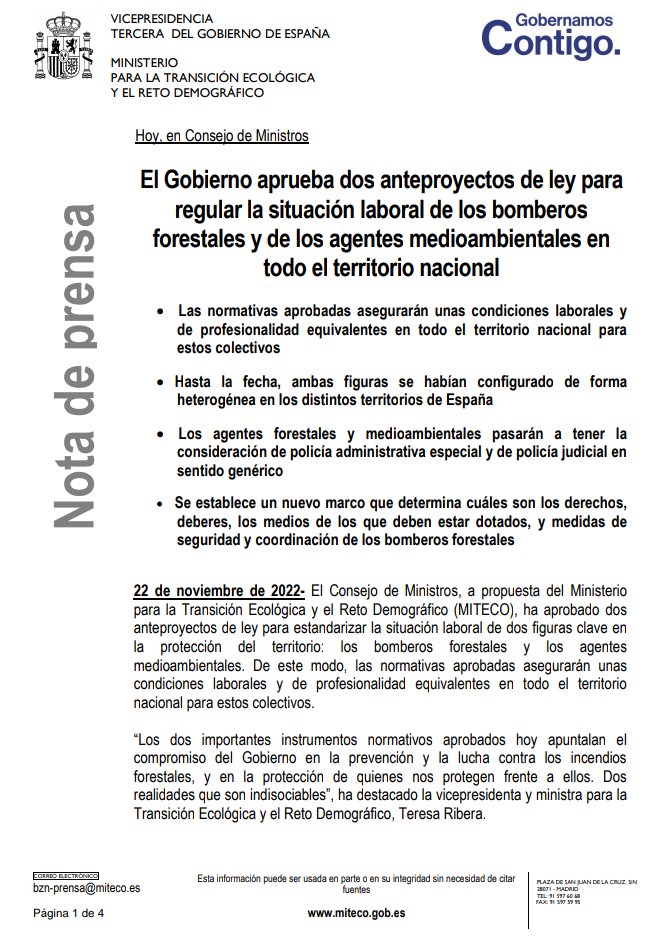 PASBF's tweet photo. Aprobado el anteproyecto de ley para el #EstatutoBBFF el cual seguirá el tramite correspondiente.
Nos alegra que el trabajo q llevamos haciendo todos estos años vaya dando sus frutos.
Gracias a todas las organizaciones q componen PASBF y a todx lxs #BomberosForestales https://t.co/404APzJ2DA