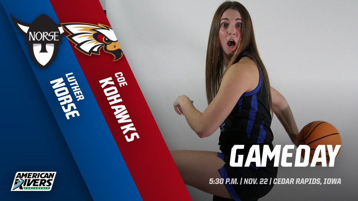 Don't look now, but we've got our first conference game tonight!

📍: Cedar Rapids, Iowa
📊: bit.ly/3EUh9G2
📺: bit.ly/3V0b8gv

#GoNorse #NorseNation #LutherCollege