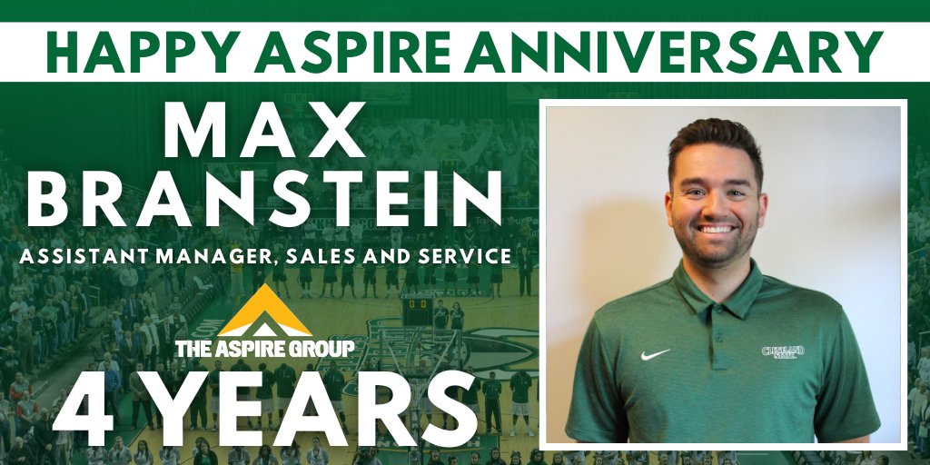 PlayflyAspire's tweet photo. Congratulations to @maxbranstein on your Aspire Anniversary! Thank you for your incredible dedication to the @CSU_Athletics FRMC!!

#AspireFamily✨ #GoVikes https://t.co/5dk5zyroeI