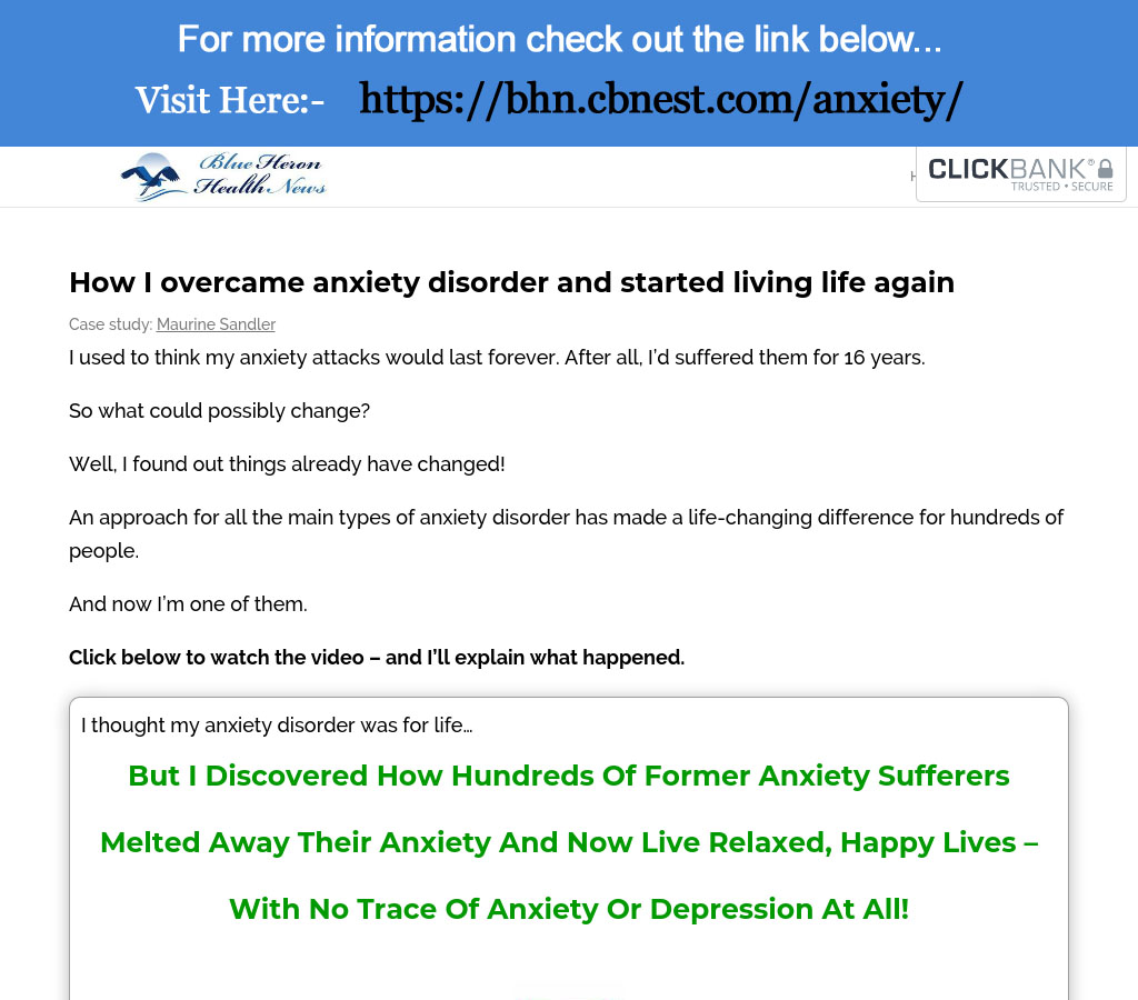 sagorathoi's tweet photo. I used to suffer from #anxiety attacks. They were intense and they were frequent. And, in a number of ways, they nearly ruined my life.
My anxiety disorder grew steadily worse over the 16 years I suffered it. It seemed to gather strength over time.
#AnxietySolution #AnxietyCure https://t.co/gdXky5KzCj