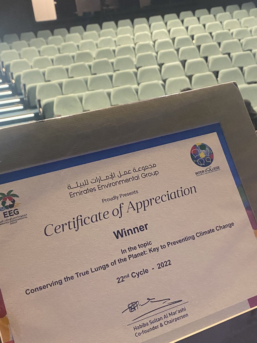 a_alrshoud's tweet photo. Proud to have supervised such talented students who achieved indisputable victory winning the 1st place today in the 1st participation ever for #IAU.Their presentation demonstrated thorough research, passion,& responsibility for the #environment.
@eeg #IAU
#ICEPSC2022 #ICEPSC https://t.co/fUaWjcnXlX