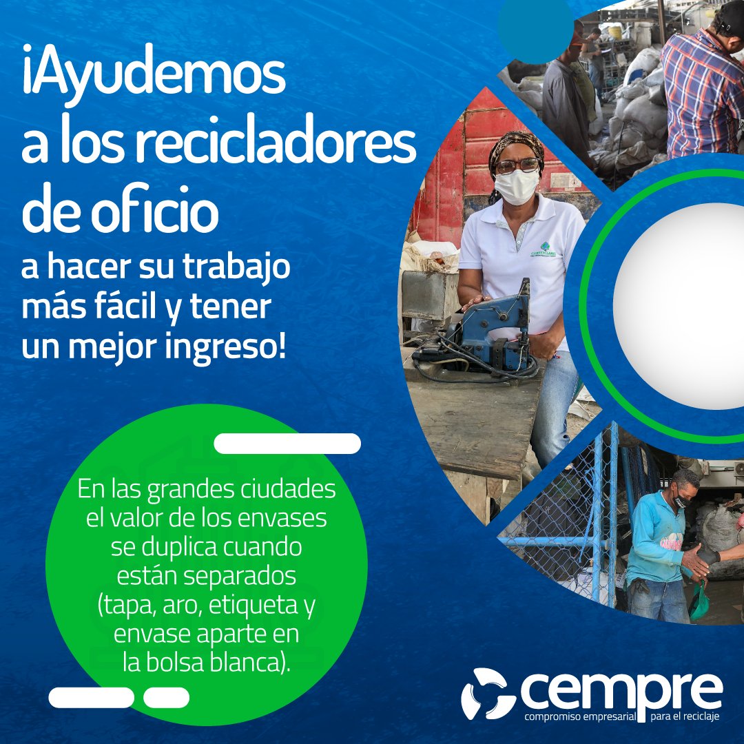 ¿Ya separas tus residuos aprovechables? Puedes dar un paso adicional al retirar la etiqueta, la tapa y el anillo de tus botellas de PET. 👇🧵