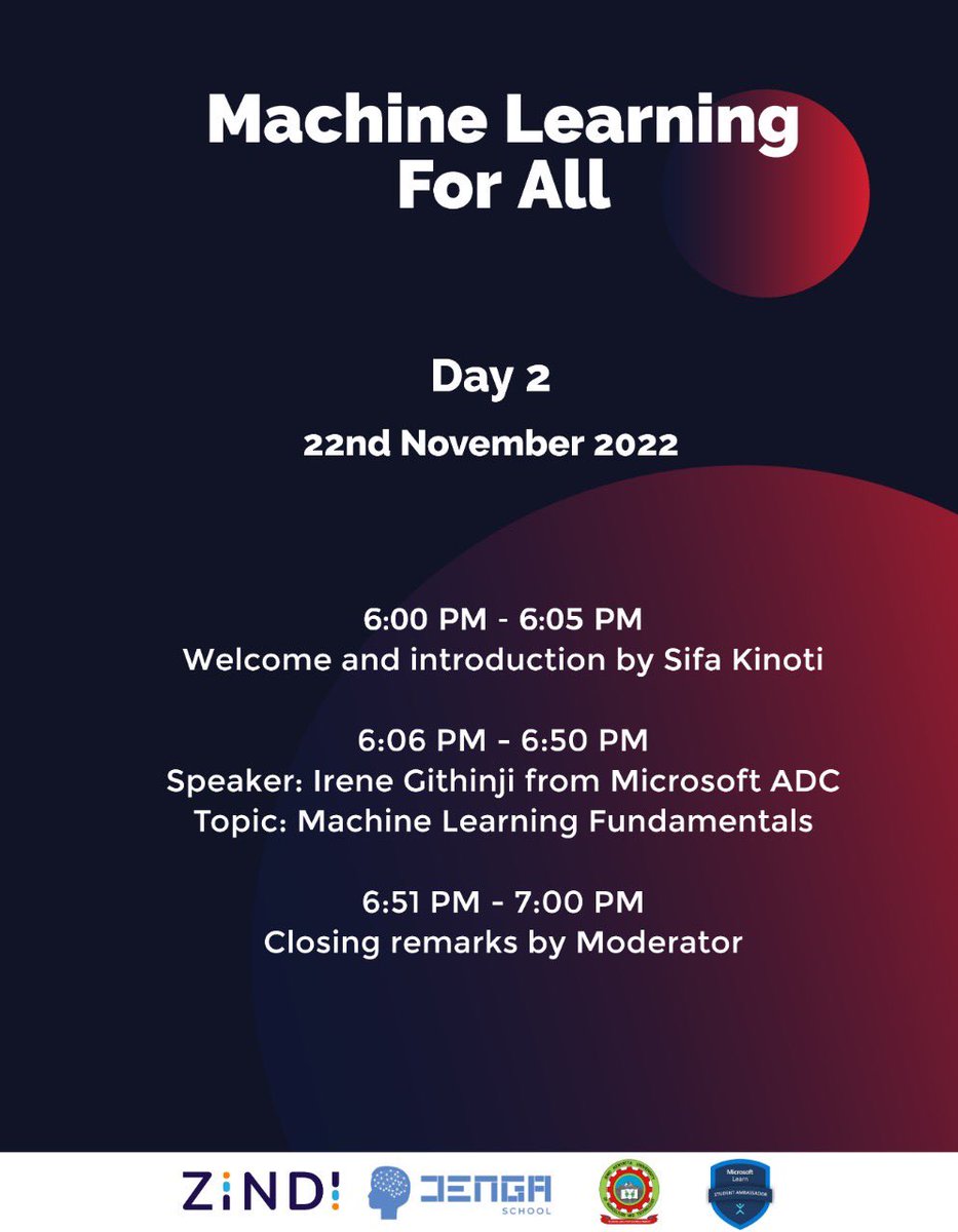 JENGASchool's tweet photo. We are starting soon, you can all begin to join the session ! 
#JENGASchoolHackathon with @ZindiAfrica https://t.co/OI5IYDUJ0q
