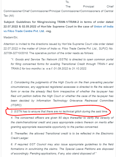 raunakkrjindal's tweet photo. #TRAN1 - To access the earlier submitted/filed TRAN-1 please click "DOWNLOAD EARLIER FILED TRAN-1" button
@Infosys_GSTN - On clicking the button, get a "SYSTEM FAILURE" message
@cbic - Supreme Court guidelines and directions gone for a TOSS
#taxpayers
#harassment
#GST https://t.co/4eOPda27Qp