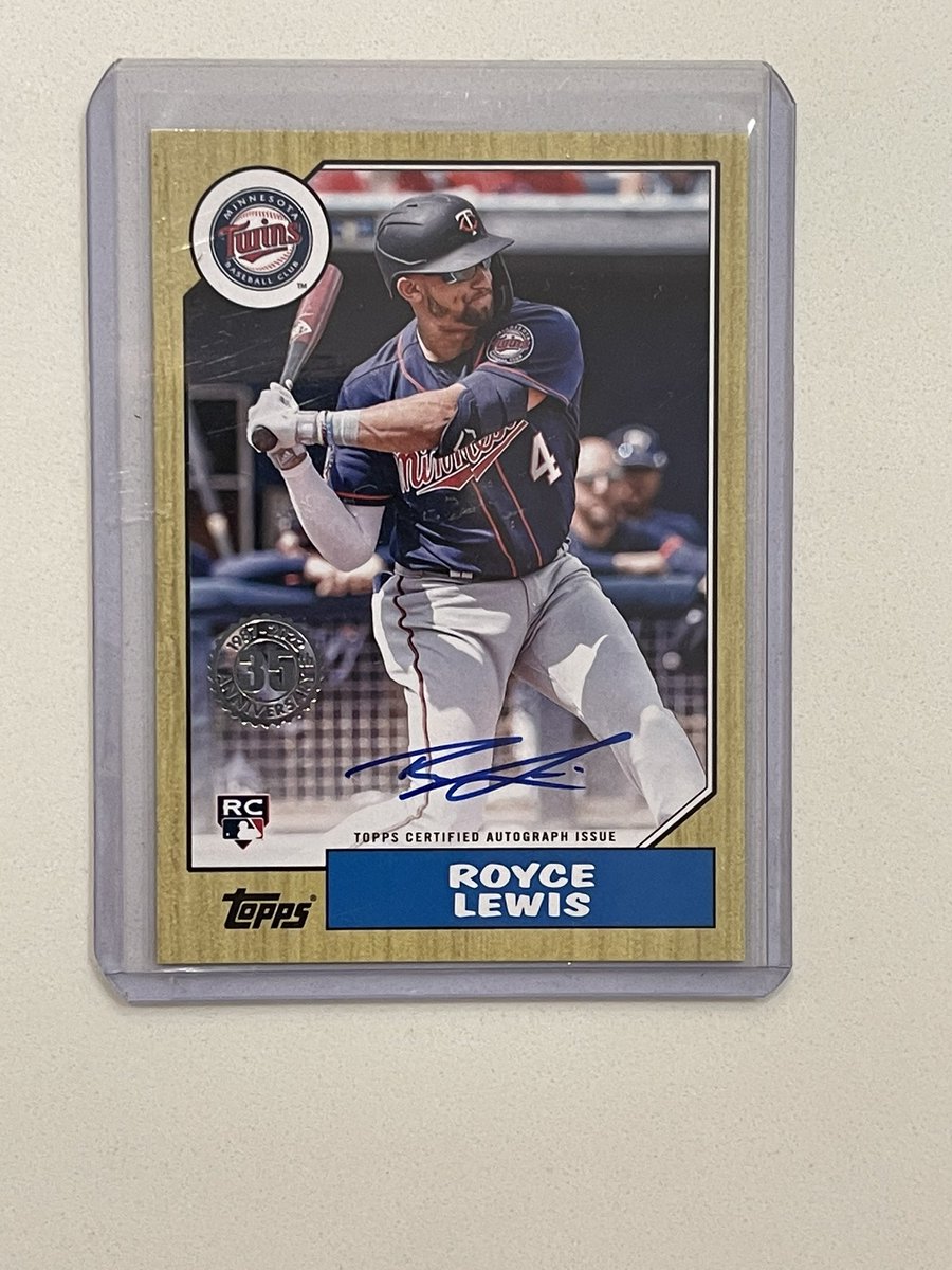 Oh this week of Thanksgiving, I couldn’t be more thankful to have a platform to share opinions, write, and interact. You all are wonderful.

I’m going to give away this #MNTwins Royce Lewis <a href="/Topps/">Topps</a> rookie auto because of it.

RT to enter. Must be following to be eligible!