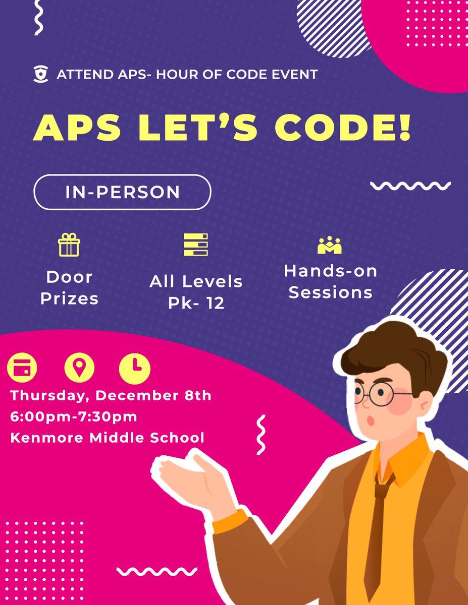 我們希望您和我們一樣對我們的#hourofcode2022活動感到興奮😍APS 讓我們的代碼！ 所有人免費！ 無需註冊！ PK-12年級！APS弗吉尼亞'> @APS維吉尼亞州APSVaSchoolBd'> @APSVaSchoolBdAPS科學'> @APS科學APS數學'> @APS數學APSsocstudies'> @APS社會研究APS'>@DEI_APS <a target='_blank' href='http://twitter.com/APS藝術'> @APS藝術類APS學生'>APSStudent?src=hash'>#EveryAPS學生#KidsCanCodeaps代碼2022'>aps代碼2022?src=hash'>#apscodes2022 https://t.co/6VjrNSSOSC