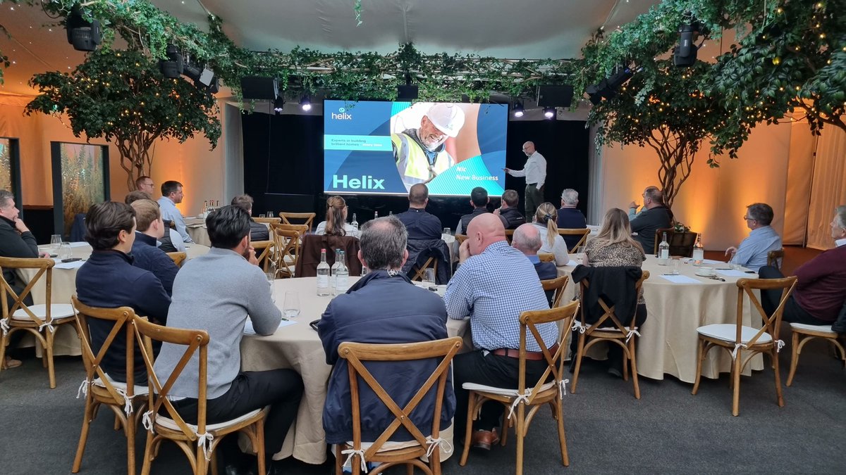 It was great to get the team together at the lovely <a href="/HurleyHouseH/">Hurley House Hotel</a> for our Autumn staff meeting, looking at current and upcoming projects, and sharing updates on health &amp; safety, finance and all things Helix!