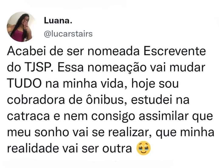 Marceloconcurso's tweet photo. @simonetebetbr , quando você fica pedindo reforma administrativa, você pede para destruir o único instrumento eficiente no Brasil,que faz a mulher ganhar o salário maior que o homem. Esse mulher que ganhava R$ 1500 como cobradora, agora vai ganhar o salário líquido de R$ 5.000. https://t.co/EA6J9Gbz8s
