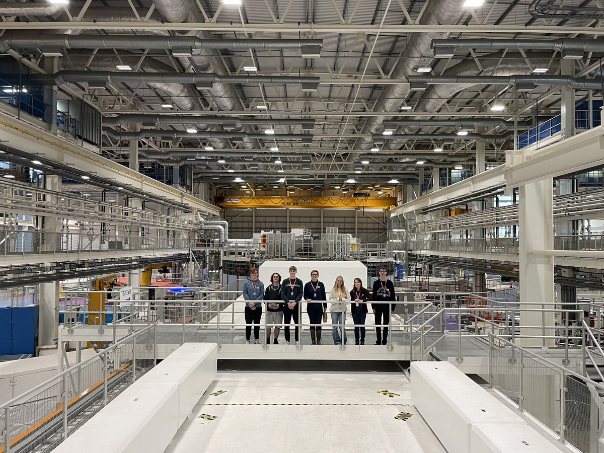 Yr13 physicists visited <a href="/RutherfordApLab/">Rutherford Appleton Laboratory</a> today. Fantastic tour of the facilities, particle accelerators, activities and talk on dark matter. Trip enjoyed by all 😊⚛️🛰🪐🚀  <a href="/CFGS/">Churston Ferrers</a>