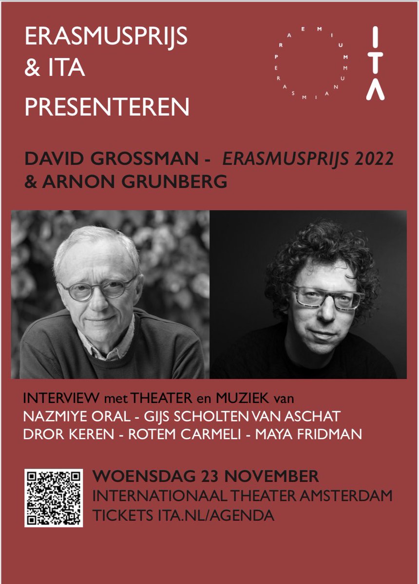 Erasmusprijs's tweet photo. Only a few tickets left! https://t.co/UfZpyzhovY