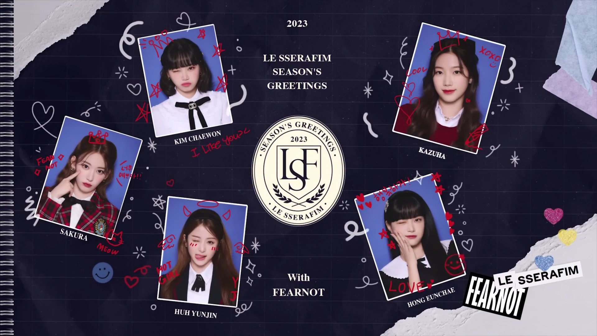 LE SSERAFIM - 2023 SEASON'S GREETINGS CLASS OF 2023 INSTANT