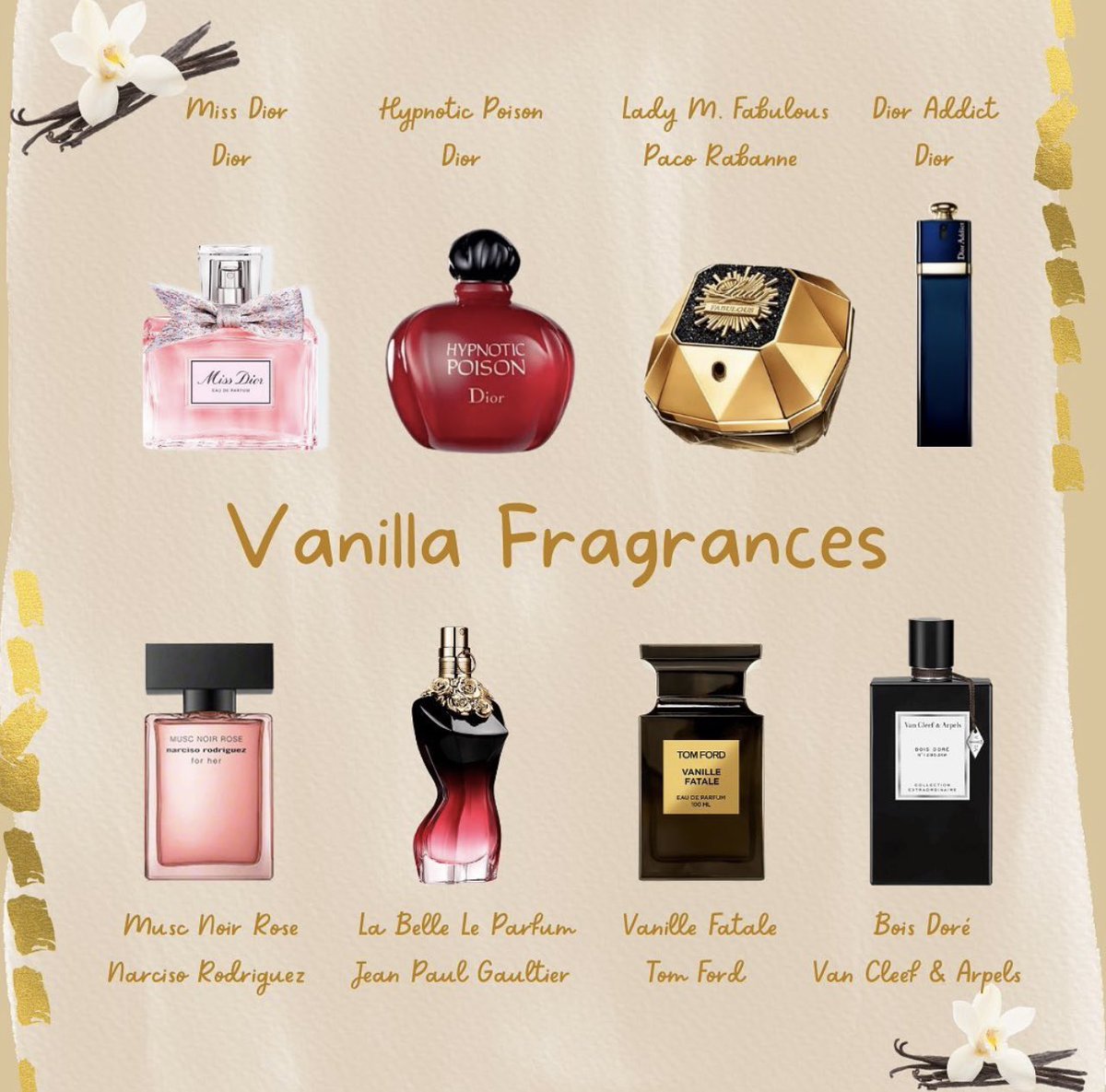 papillon26_01's tweet photo. Do you like vanilla ? Those are pleasant scents that will keep the smells closer to you. #vanillaperfume #vanilla #mencologne #womenperfume https://t.co/0tCHojXZ6D