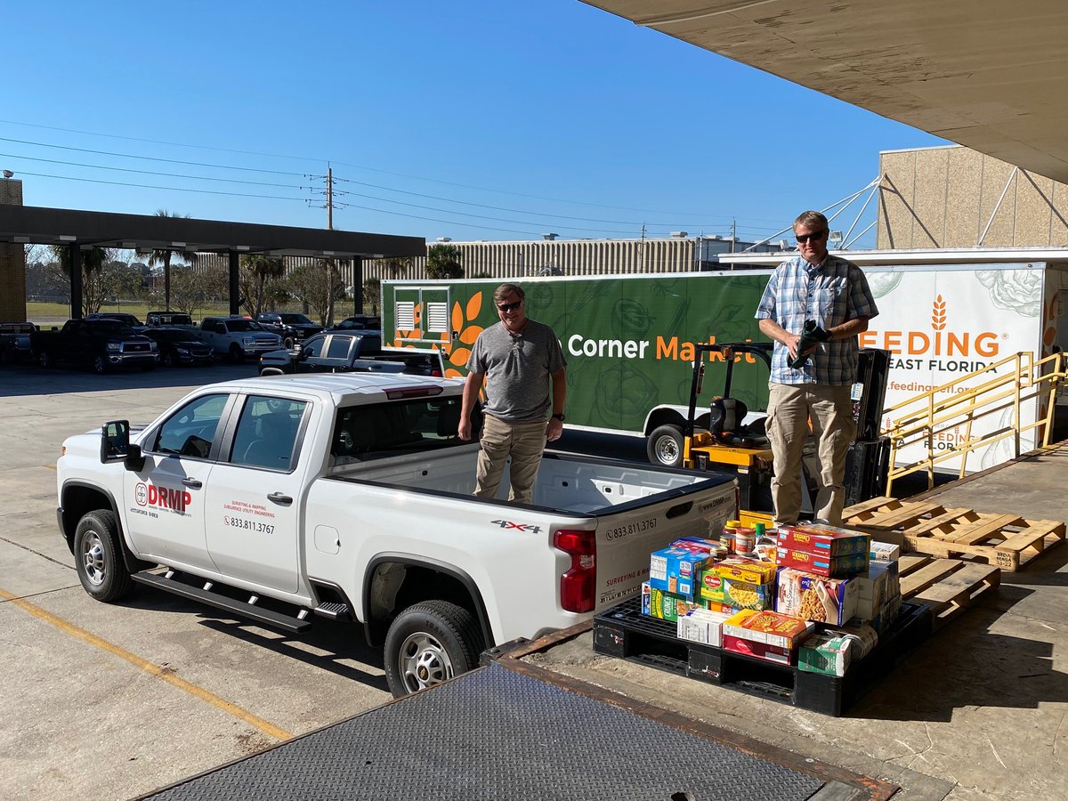 DRMPInc's tweet photo. It’s the season of giving thanks! DRMP’s Jacksonville, Fla. office hosted a food drive benefitting Feeding Northeast Florida. Our Jacksonville office looks forward to coming together in support of this organization each year. #DRMPDifference #DRMPCares #BuildWithDRMP https://t.co/f2Sdsz9dEj