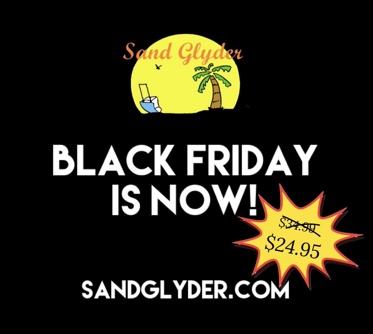 SandGlyder's tweet photo. 🚨 !!Black Friday $24.95!!🚨 
🌴 https://t.co/bOLDnnbSRR 🌴 

Don’t drag your cooler… Glyde it!

Deal ends 11/25
#sandglyder #blackfriday2022 #blackfridaydeals #giftsforhim #giftsforher #beach #beachhacks https://t.co/w0qpPeobWy