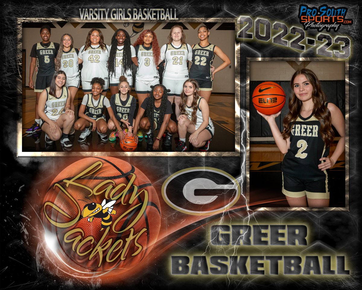 prosouthsports's tweet photo. Pro South Sports provides individual/team photos, game action photos and graphics directly to coaches and schools for their social media and content creation needs. https://t.co/bTo6k9nfcR @GreerBasketball #greerladyjackets #teamphotos #graphics #memorymate #contentmarketing https://t.co/GfjH7F12RN