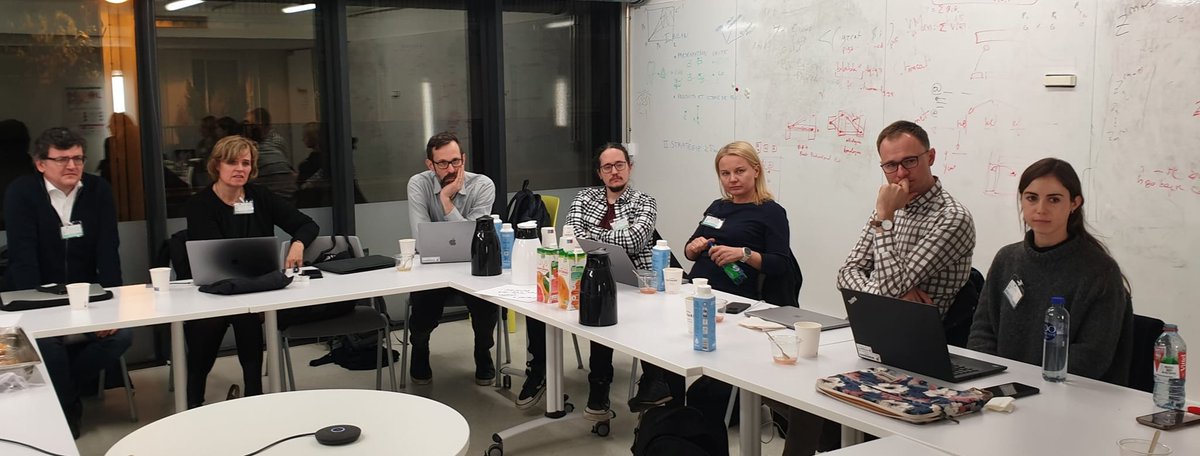 Great to meet the team for the midterm evaluation #ERAPerMED project PARIS (Precision drugs Against Resistance In Subpopulations) #ovariancancer in Paris <a href="/bennos/">Benno Schwikowski</a> <a href="/AnnaVaharautio/">Anna Vähärautio</a> <a href="/WennerbergLab/">Wennerberg Lab</a> <a href="/erapermedparis/">@ERAPerMedPARIS</a> <a href="/Gynkreft/">Gynkreftforeningen</a> <a href="/reachoutinova/">reachoutinova</a> <a href="/PrecosL/">PrecOS Lab</a> <a href="/haukeland_no/">Haukeland</a> @medofak_uib <a href="/DrLB/">Line Bjørge</a>