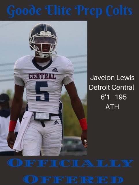 Beyond blessed to receive my first offer from @GoodeElitePrep 
<a href="/marqucee/">Marqucee D Richardson</a> <a href="/DetroitCentral1/">Detroit Central High School</a>